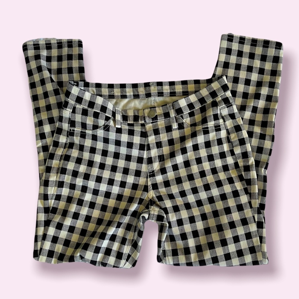 UNIQLO Checkered Crop Jeggings Size S